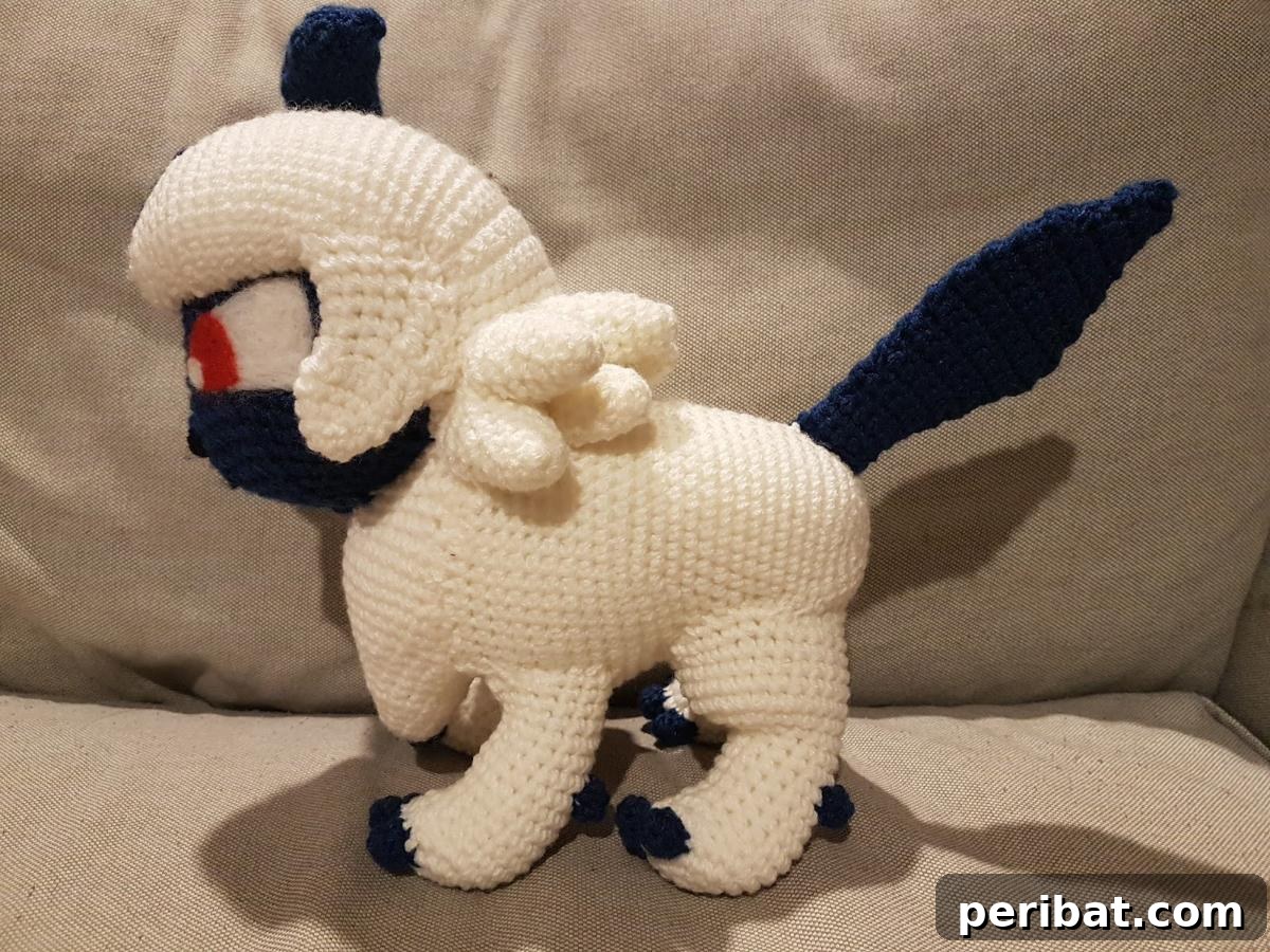 Gotta Stitch 'Em All Ultimate Pokemon Crochet Collection 36 Crochet Absol Doll
