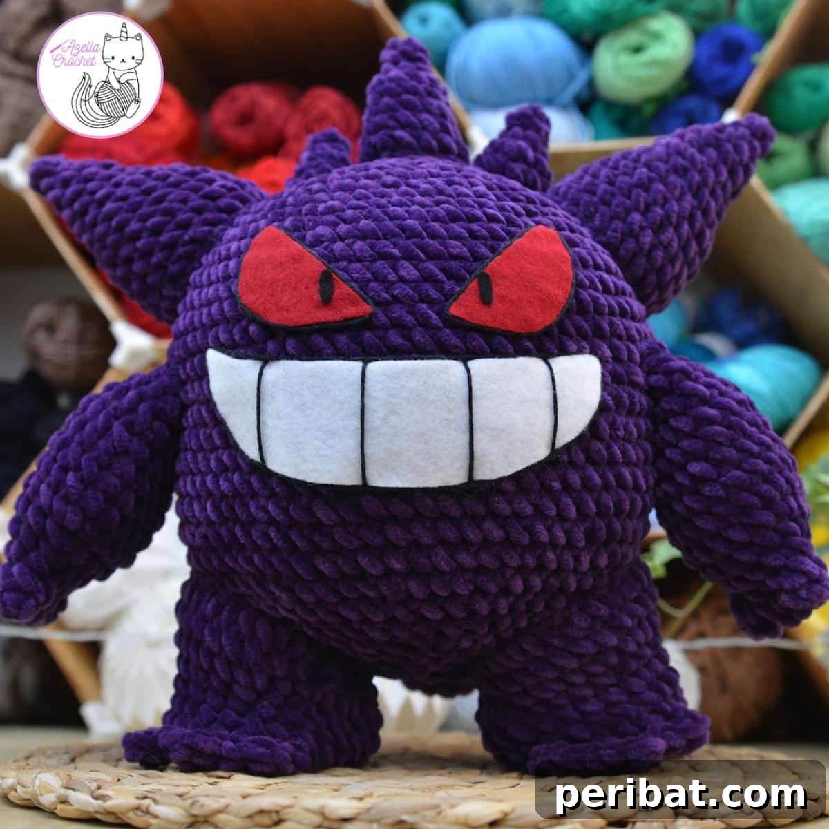 Gotta Stitch 'Em All Ultimate Pokemon Crochet Collection 38 Gengar Amigurumi