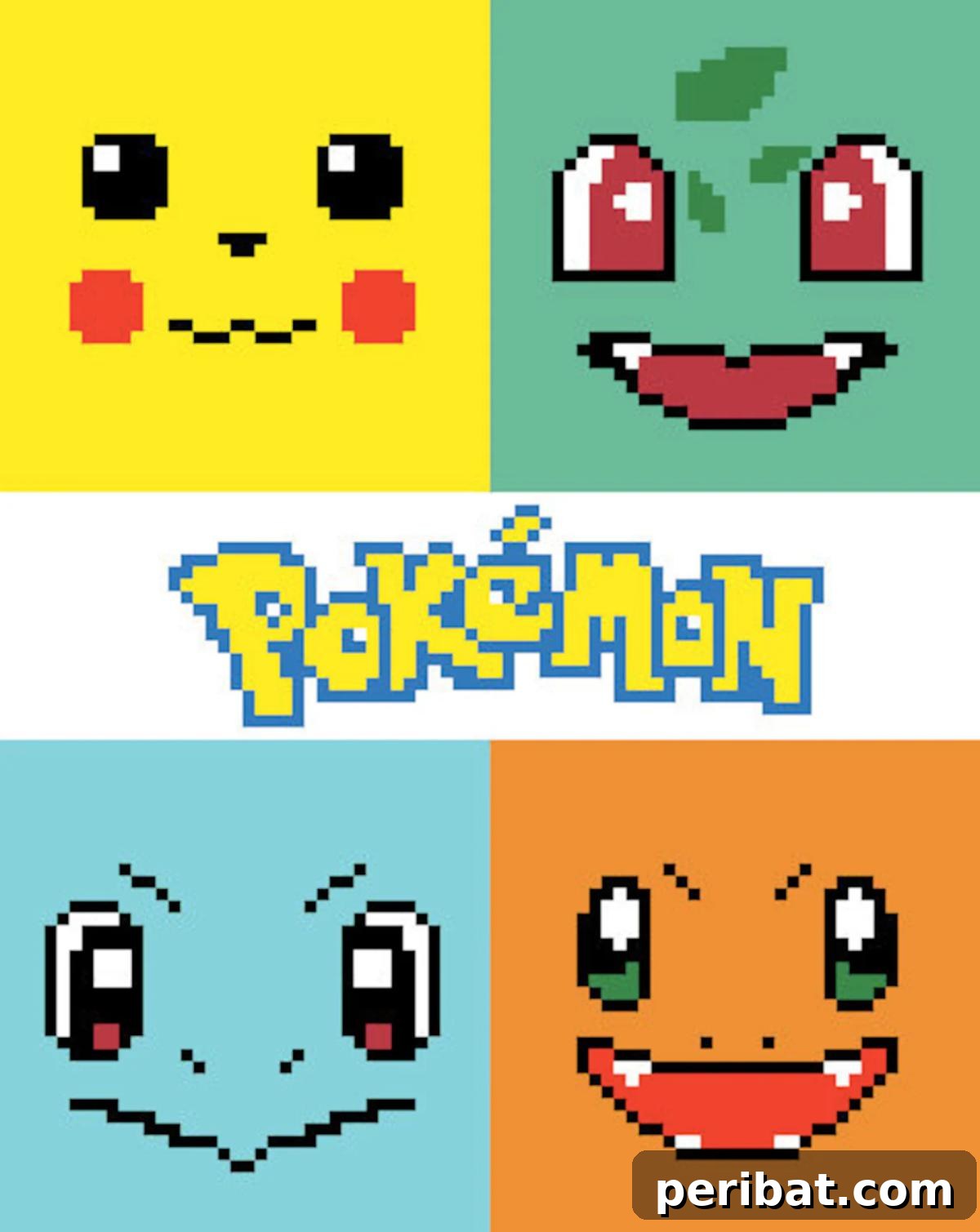 Gotta Stitch 'Em All Ultimate Pokemon Crochet Collection 41 Pokémon Characters Crochet Graph Chart Pattern