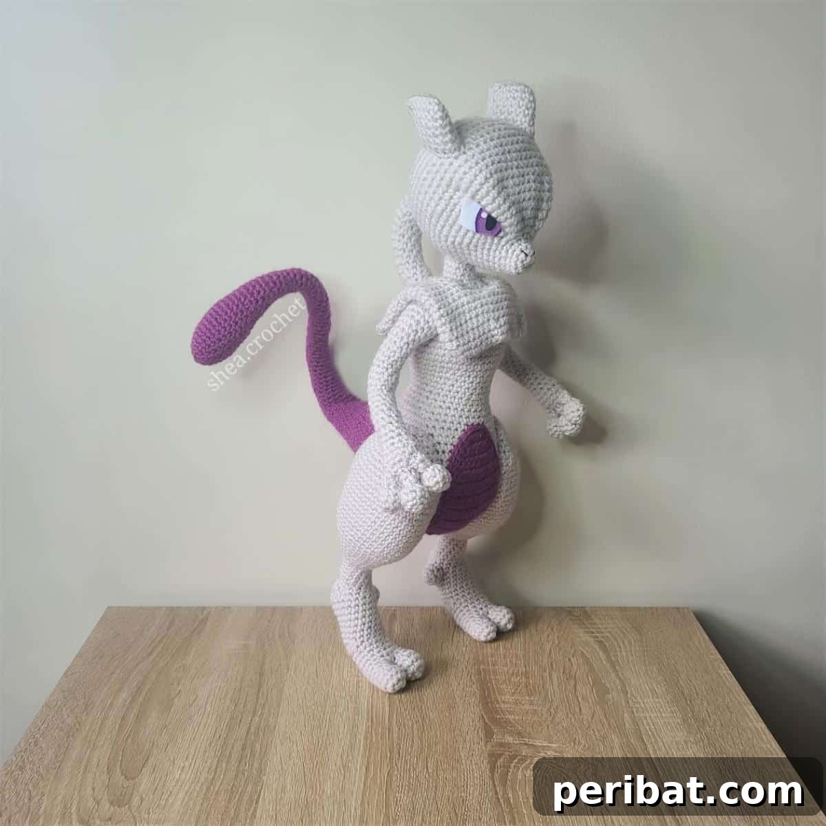 Gotta Stitch 'Em All Ultimate Pokemon Crochet Collection 42 Crochet Mewtwo