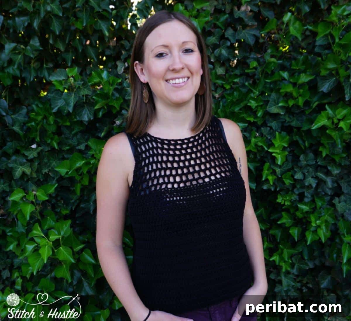 Airy Catalina Crochet Tank Top, perfect for beach days and sun soaking.