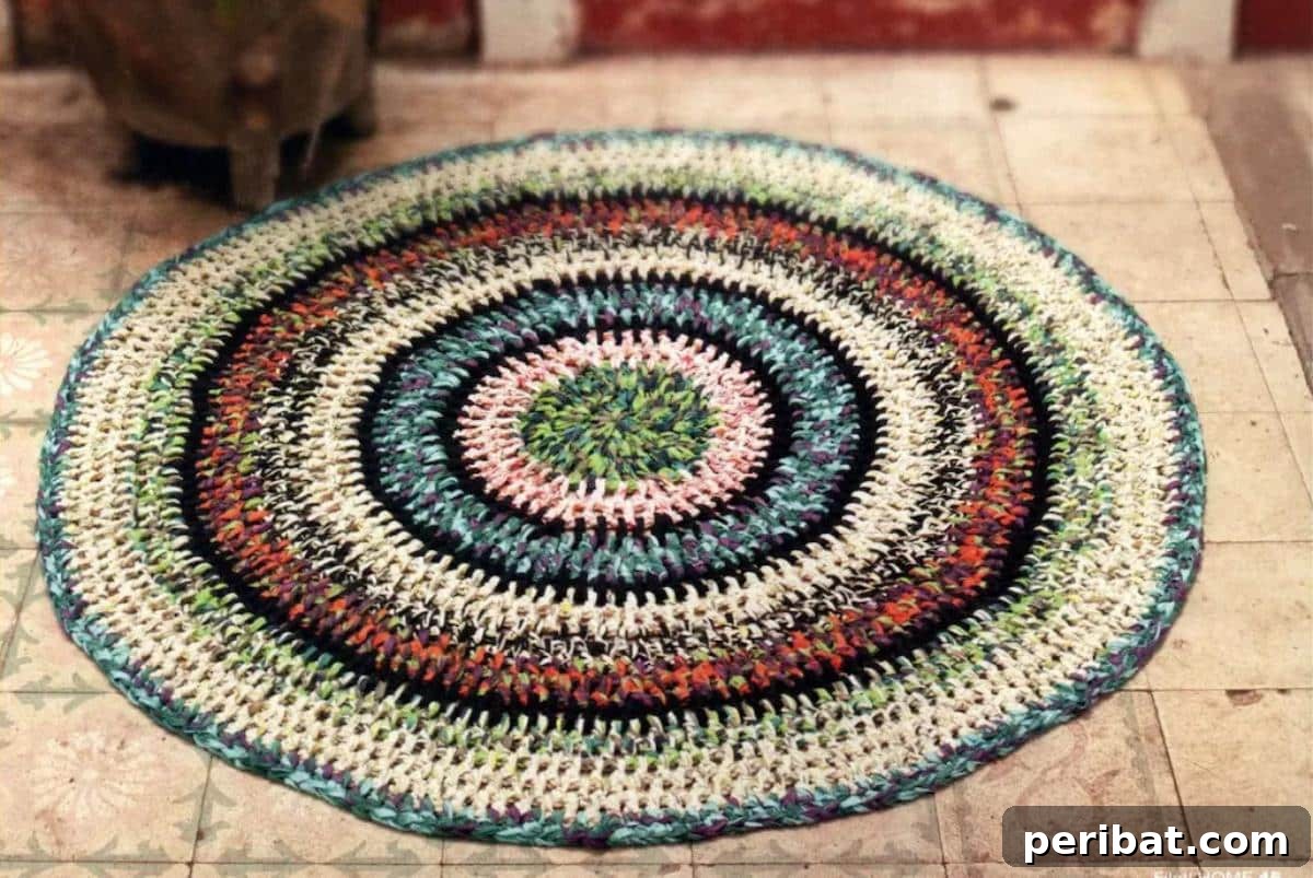 Creative Coziness: 38 Crochet Rug Ideas 39 Simple and Super Bulky Rug