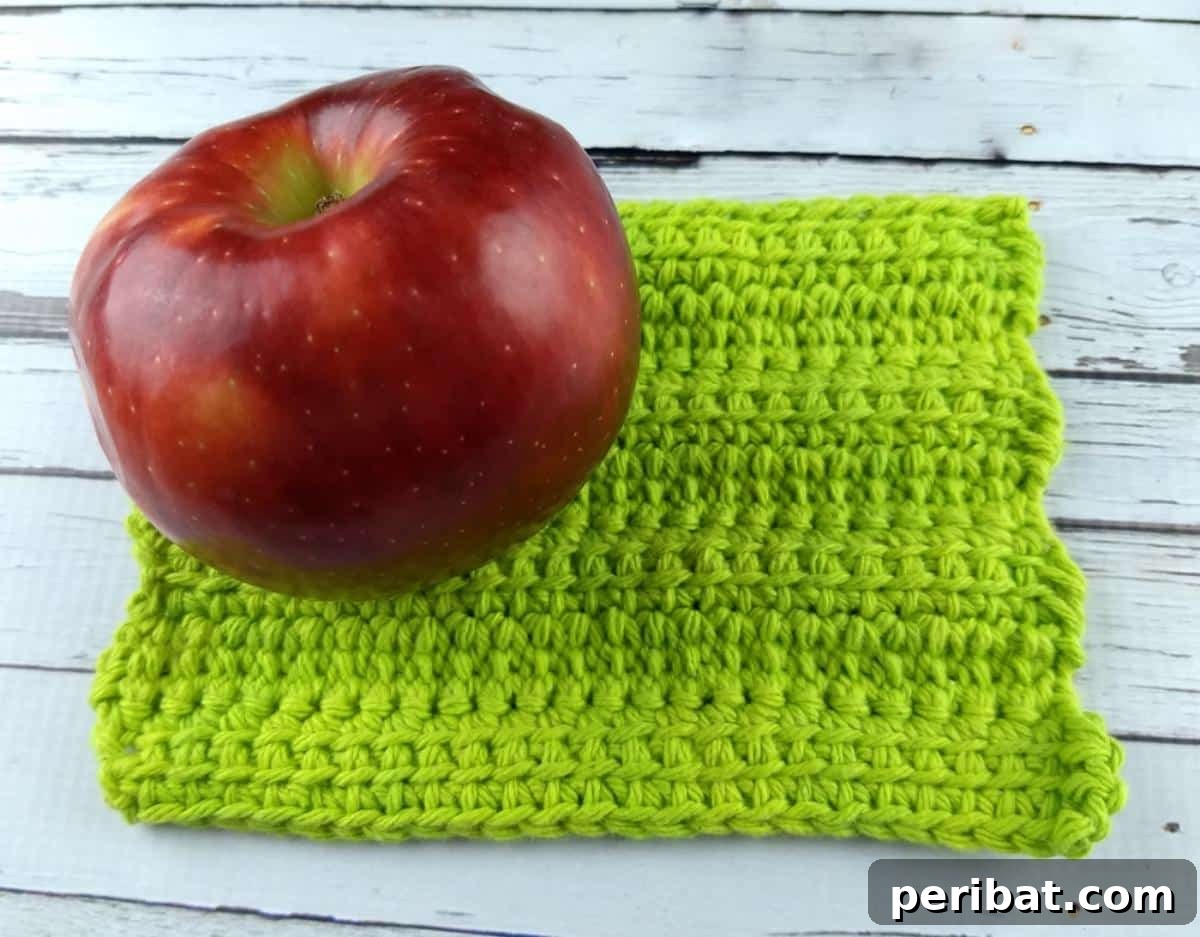 Creative Coziness: 38 Crochet Rug Ideas 5 Linked Triple Crochet Mug Rug