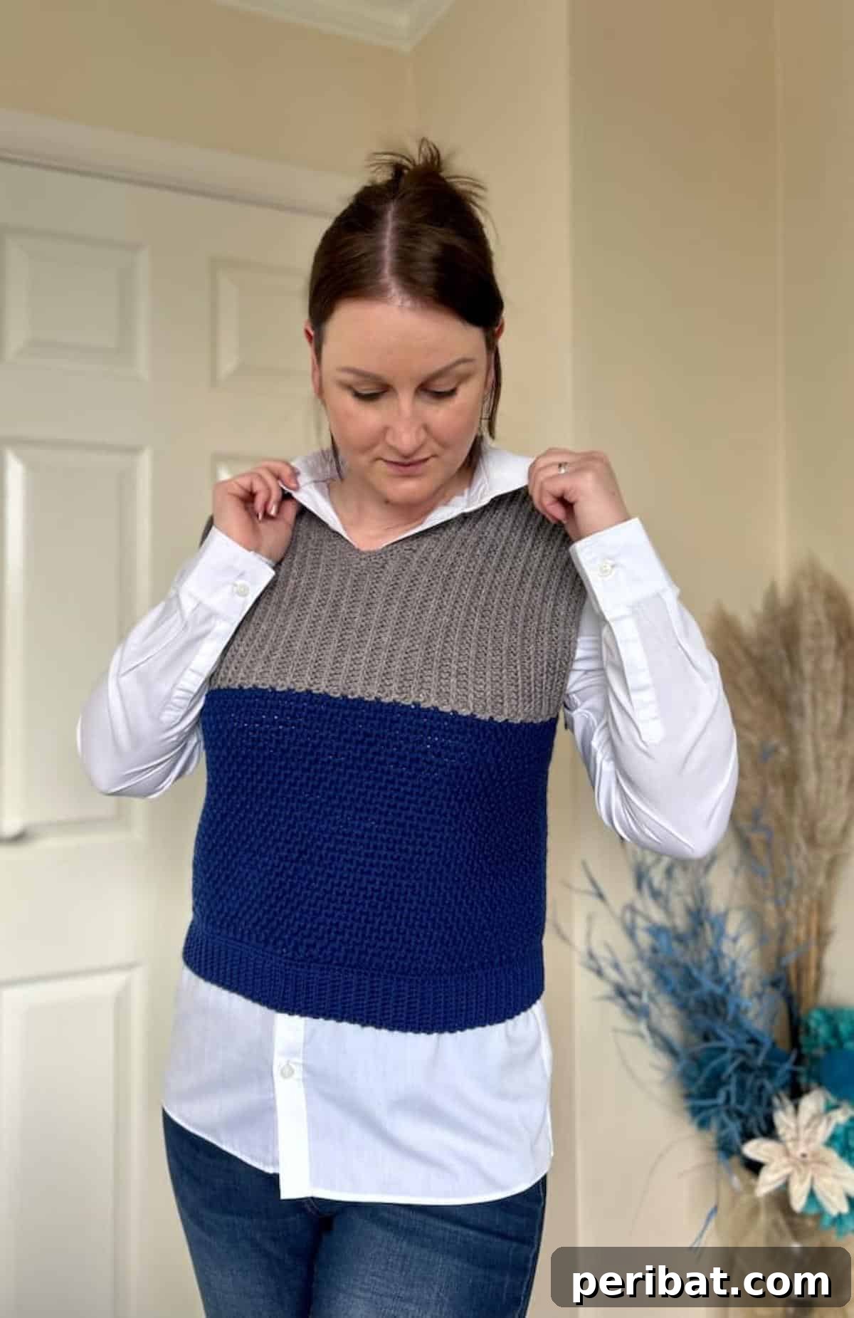 40 Chic Crochet Vest Designs 28 Crochet Sweater Vest for Women - A versatile and flattering pattern specifically designed for women, suitable for both casual and formal wear.