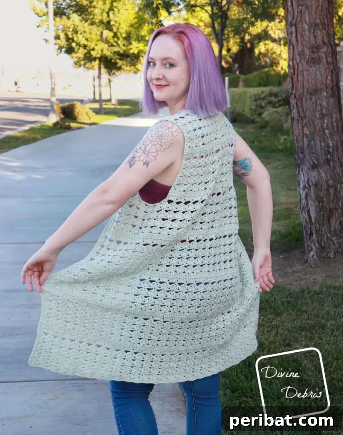 40 Chic Crochet Vest Designs 34 Harper Crochet Vest - A modern classic free crochet pattern from Divine Debris, perfect for adding handmade charm to any outfit.