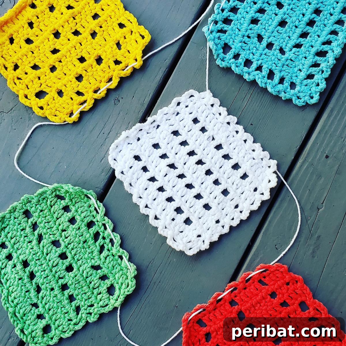 Crochet Power of Positivity Prayer Flags