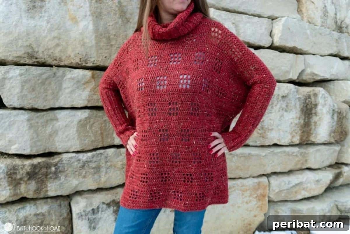 Crochet Filet Poncho