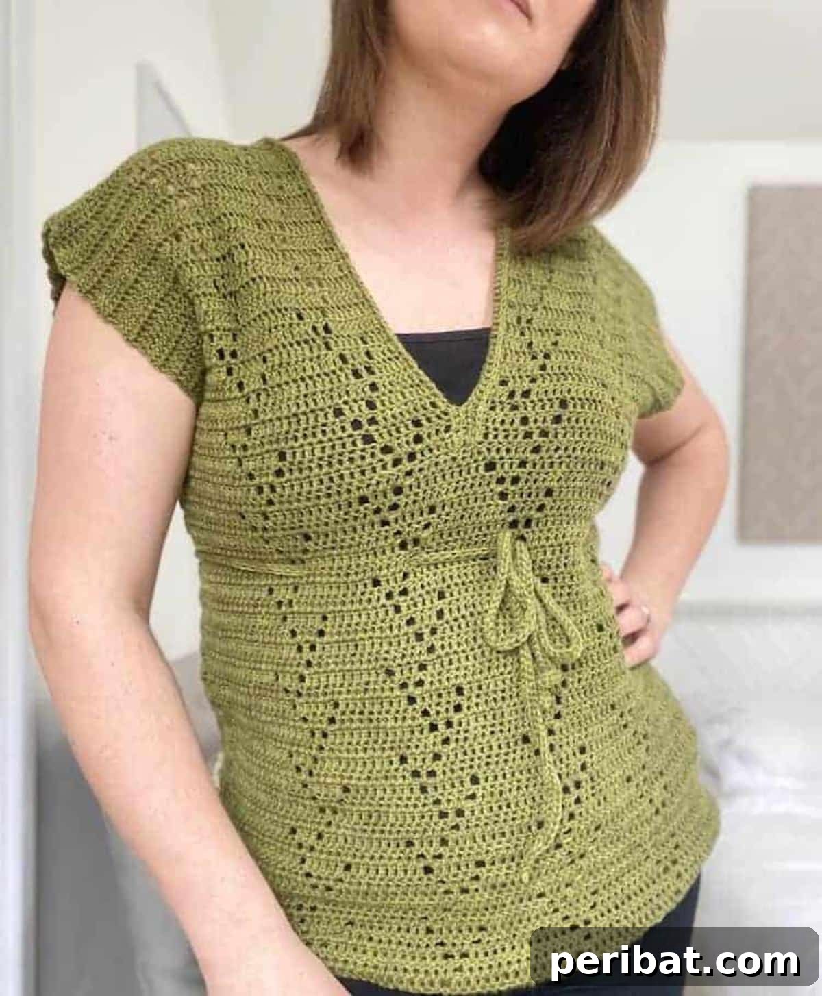 Simple Filet Crochet T-Shirt