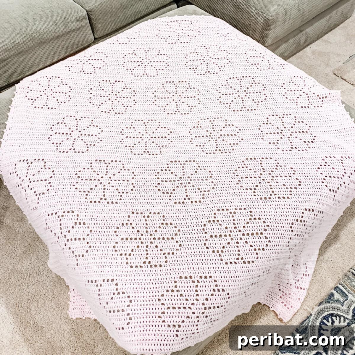 Fleur Blanket with Flowers