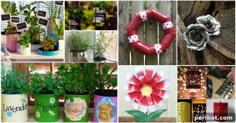 Tin Can Treasures: Transforming Recycled Metal into Stunning Home Decor 2 Collection of inspiring tin can projects