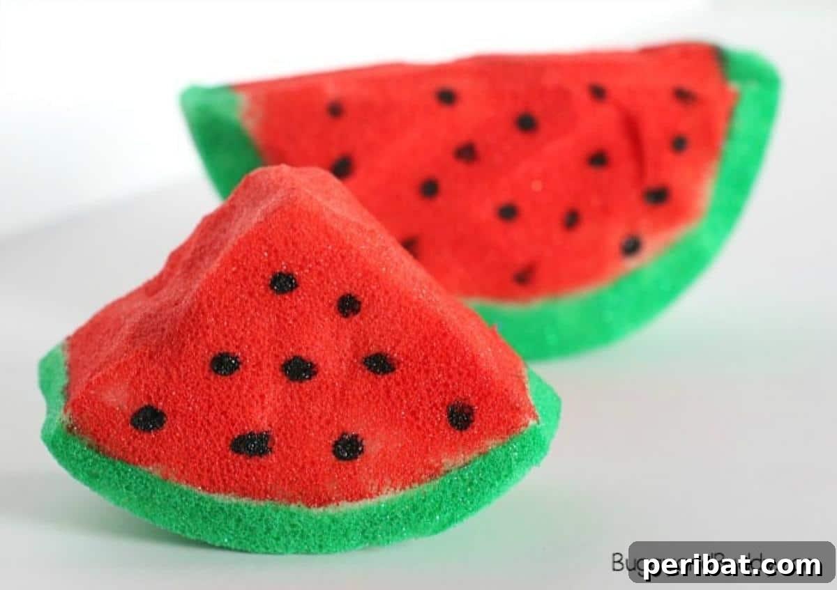 39 Juicy Watermelon Craft Ideas 11 Handmade DIY watermelon squishy toys, soft and squeezable for stress relief and play.