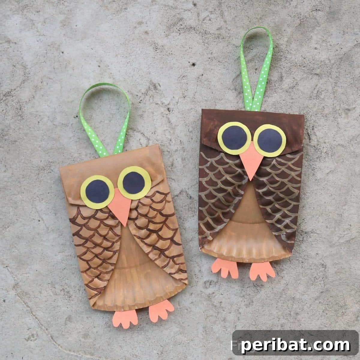 Paper Plate Owls