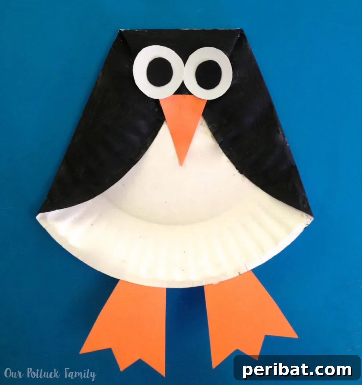 Paper Plate Penguin