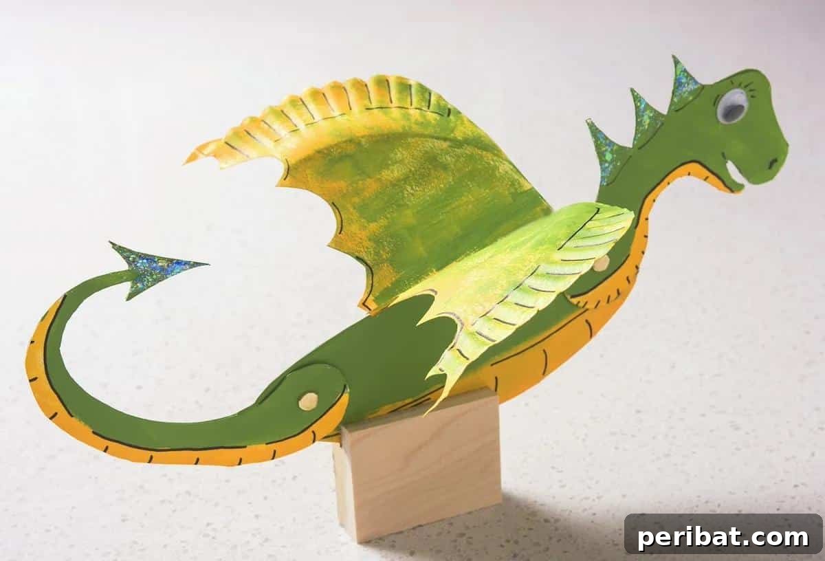 Paper Plate Dragon