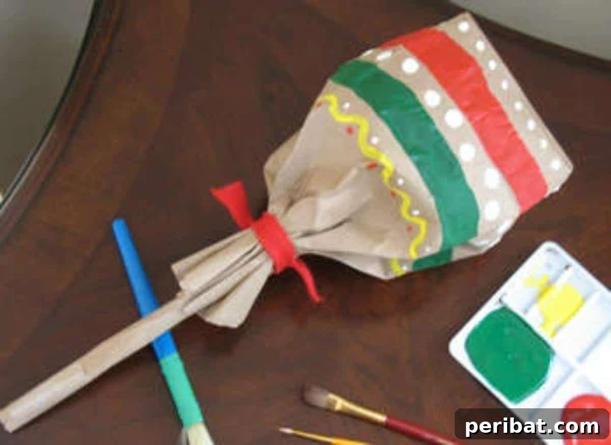 Paper Bag Masterpieces Made Effortless 22 Colorful paper bag maracas, ready to make joyful sounds.