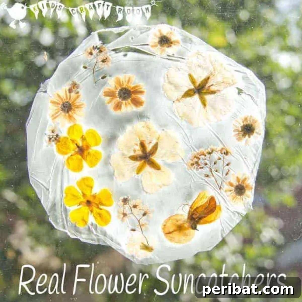 Crafting Nature's Radiance Suncatcher Projects 16 Real Flower Suncatcher