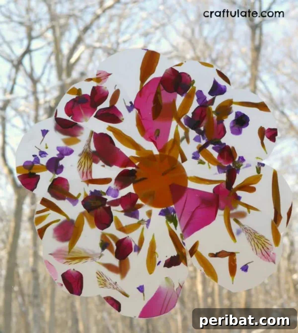 Crafting Nature's Radiance Suncatcher Projects 24 DIY Petal Suncatcher