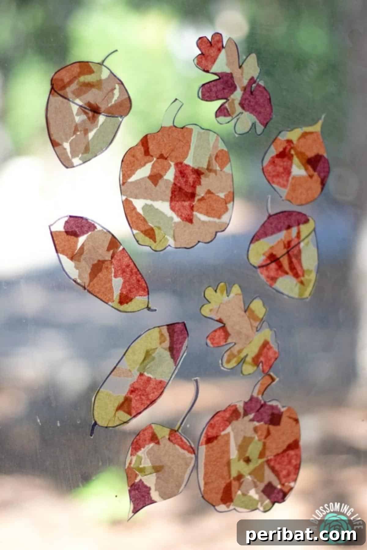 Crafting Nature's Radiance Suncatcher Projects 26 DIY Fall Suncatcher