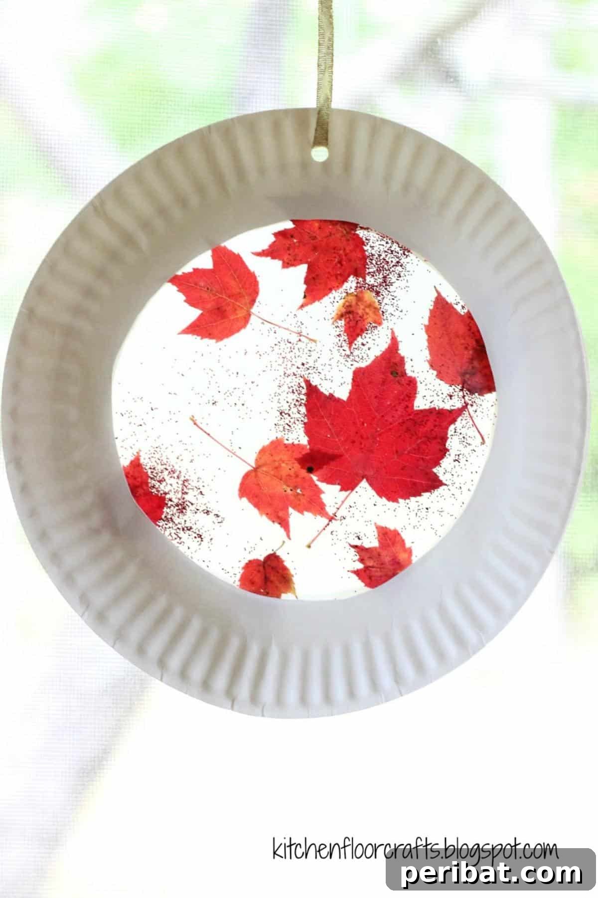 Crafting Nature's Radiance Suncatcher Projects 28 DIY Red Leaf Suncatcher