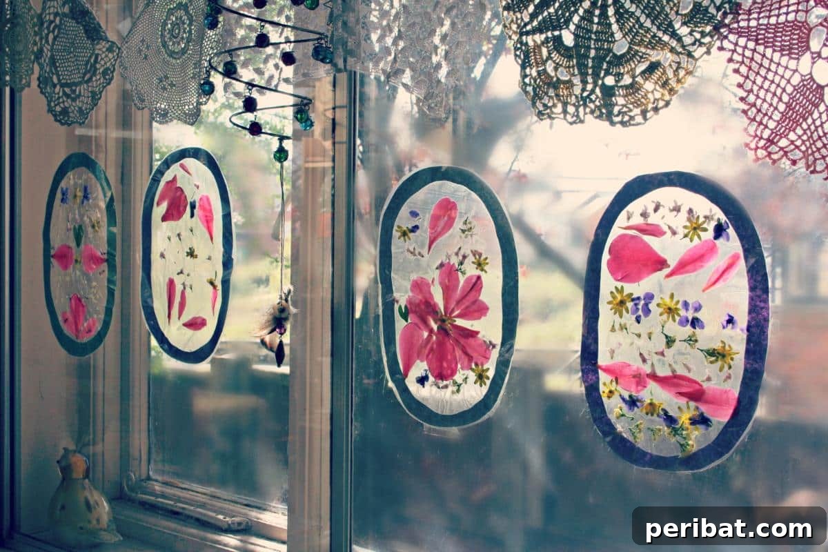 Crafting Nature's Radiance Suncatcher Projects 31 Spring Flower Sun Catchers