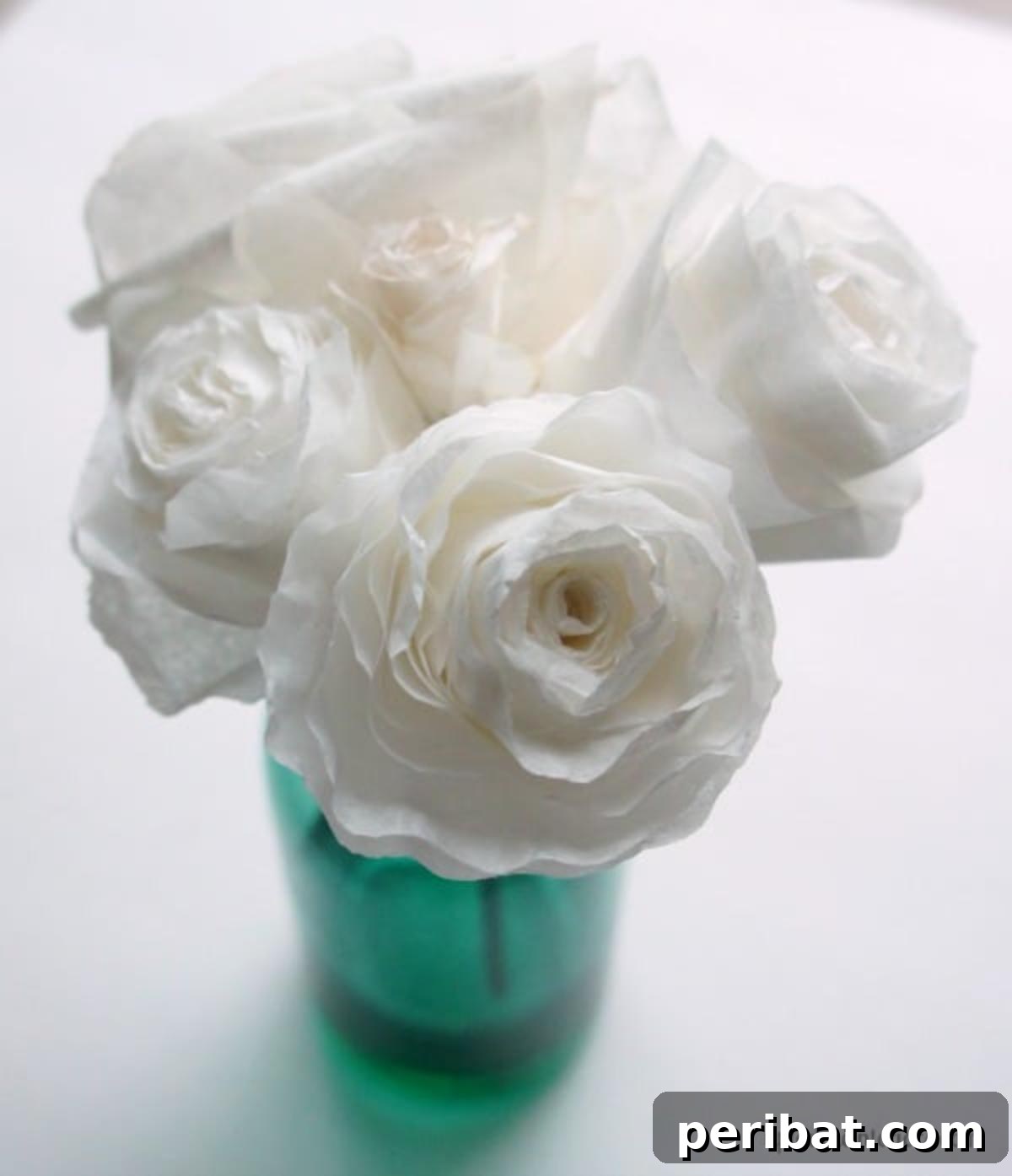Versatile Coffee Filter Roses Using Three Techniques