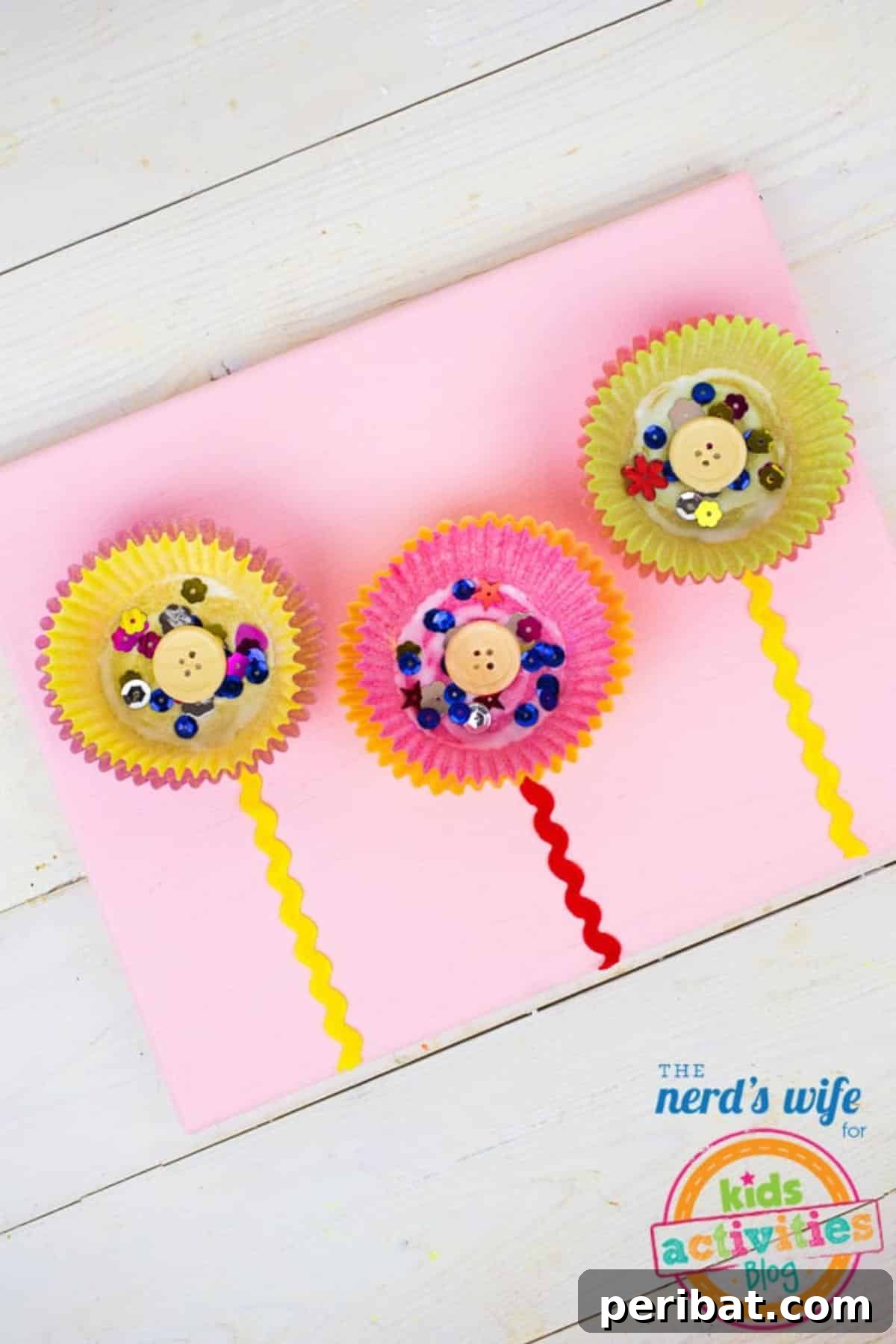 Petal Power: Crafting Flowers from Cupcake Liners 12 Easy Cupcake Liner Flower Craft for Kids