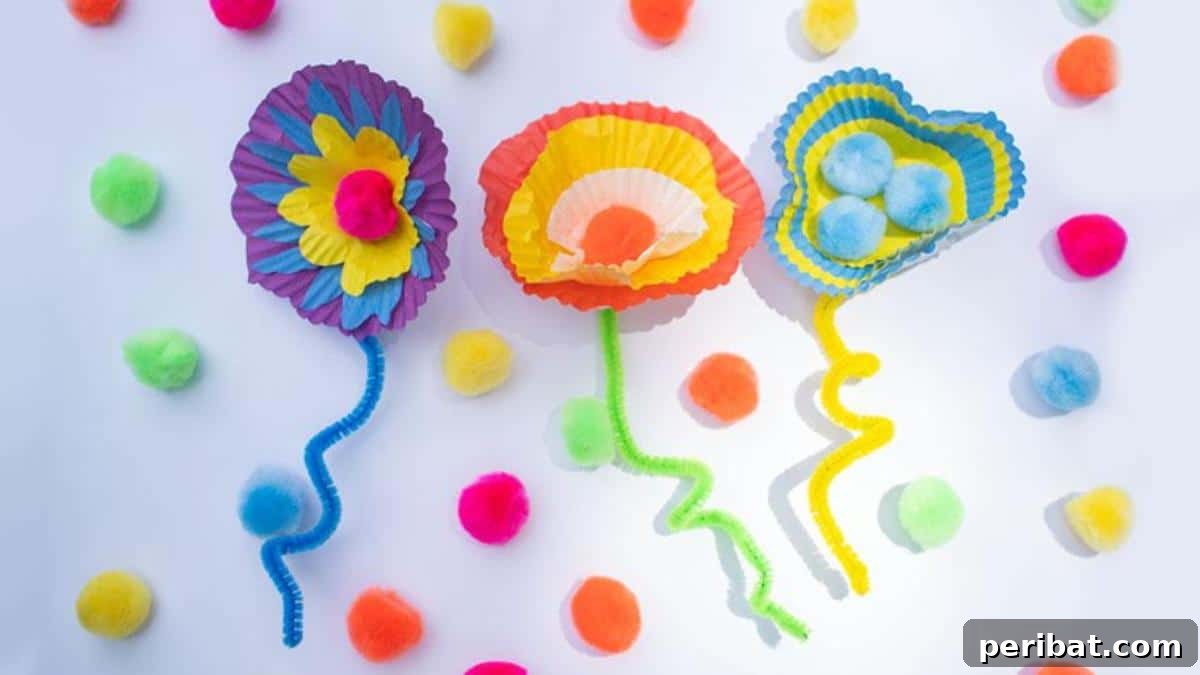 Petal Power: Crafting Flowers from Cupcake Liners 14 Cupcake Liner Flowers
