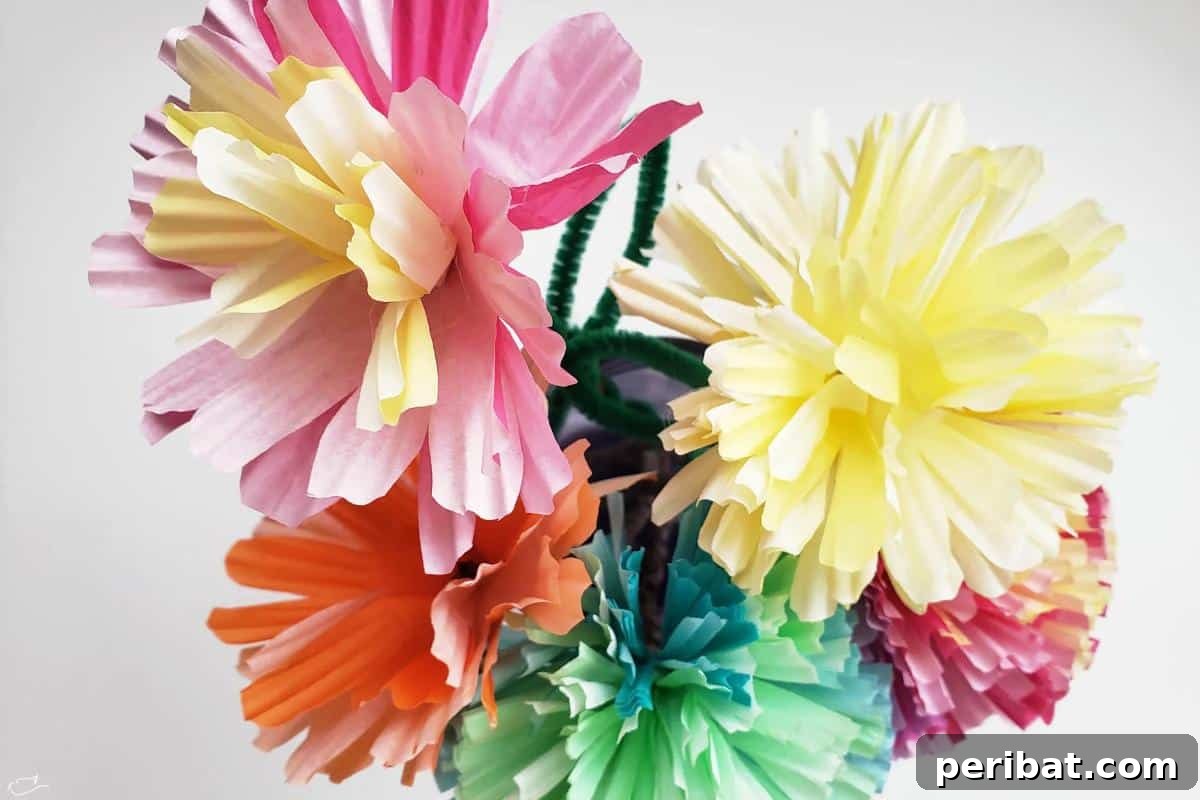 Petal Power: Crafting Flowers from Cupcake Liners 5 Cupcake Liner Flowers for Spring