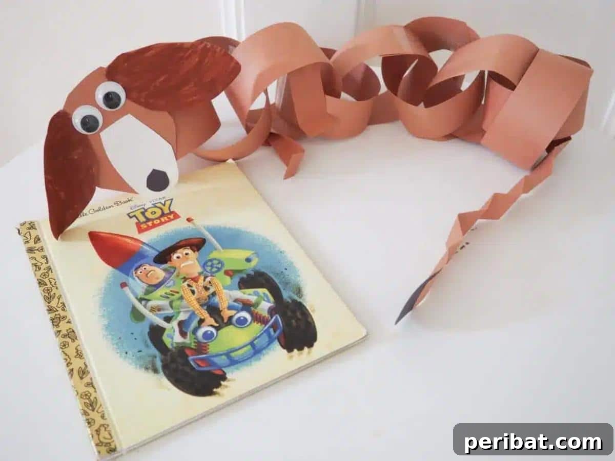 32 Fun Paper Chain Creations 18 Slinky Dog Paper Chain
