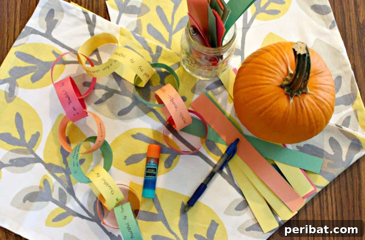 32 Fun Paper Chain Creations 20 Thanksgiving Paper Chain