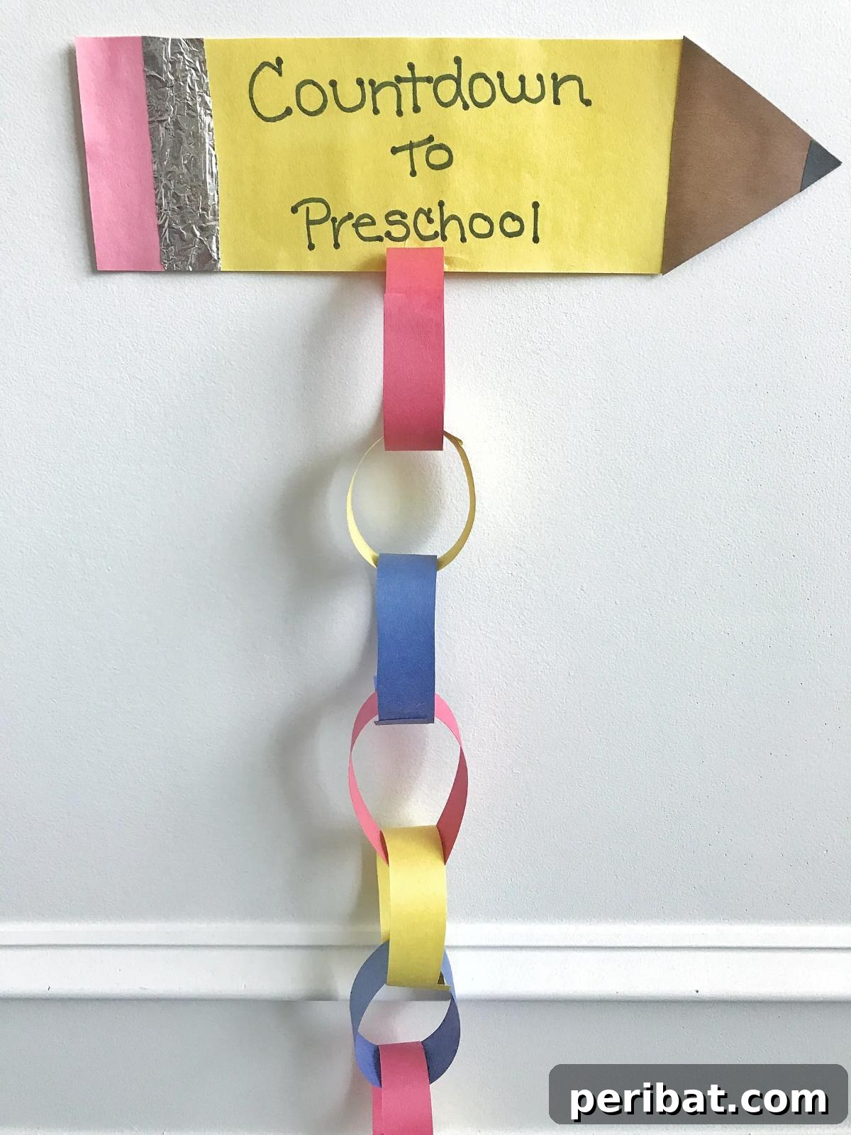 32 Fun Paper Chain Creations 27 Pencil Paper Chain Craft