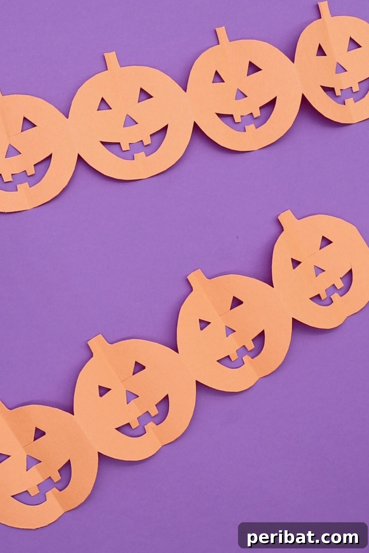 32 Fun Paper Chain Creations 29 Pumpkin Paper Chain