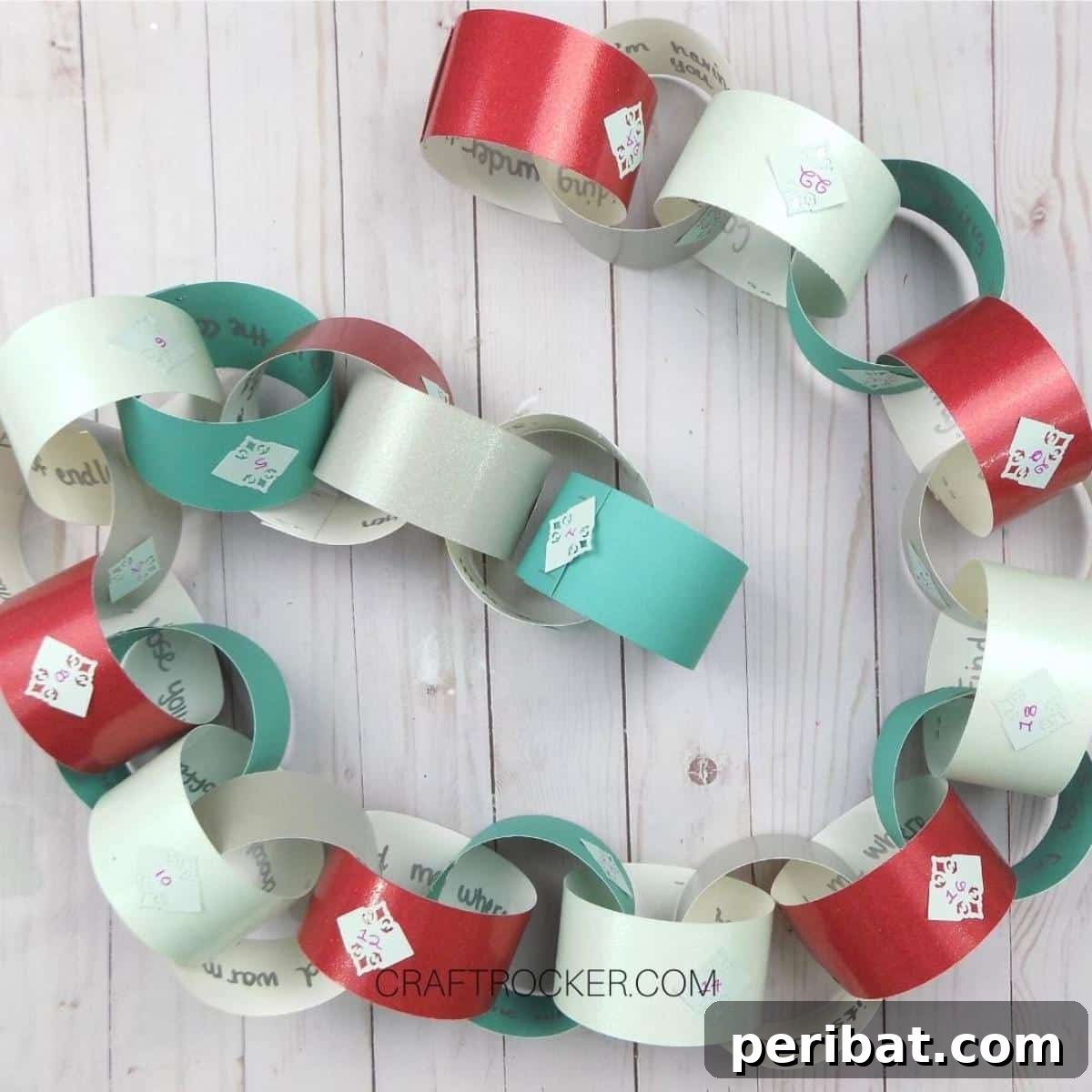 32 Fun Paper Chain Creations 5 Paper Chain Advent Calendar