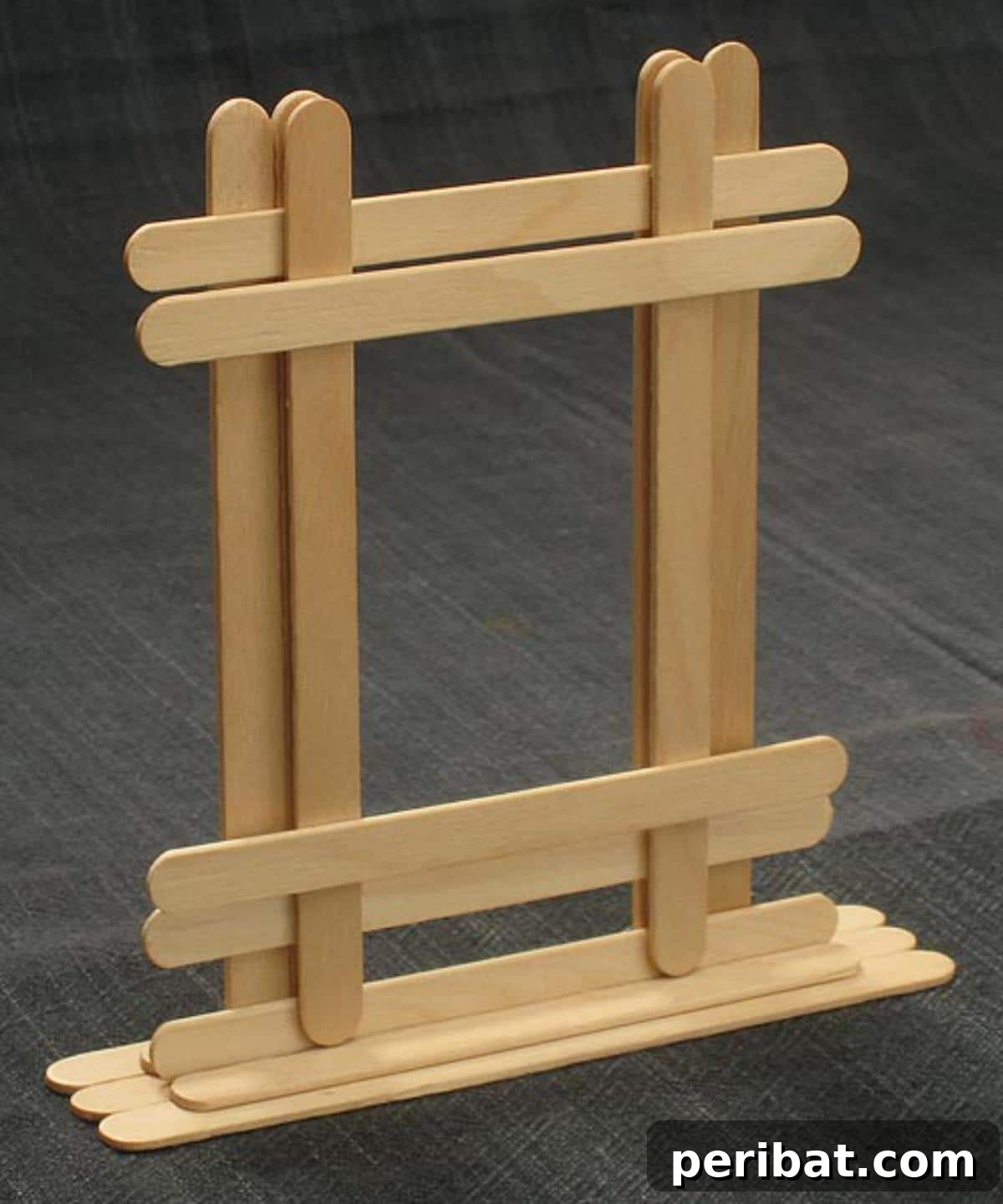 Popsicle Stick Photo Frame to display memories.