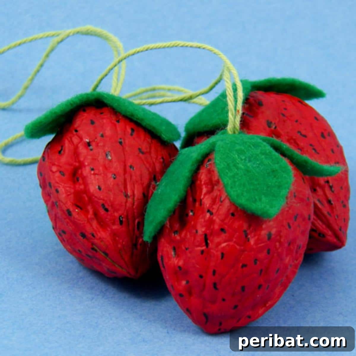 27 Sweet & Creative Strawberry Crafts 23 Sweet Strawberries From Walnuts