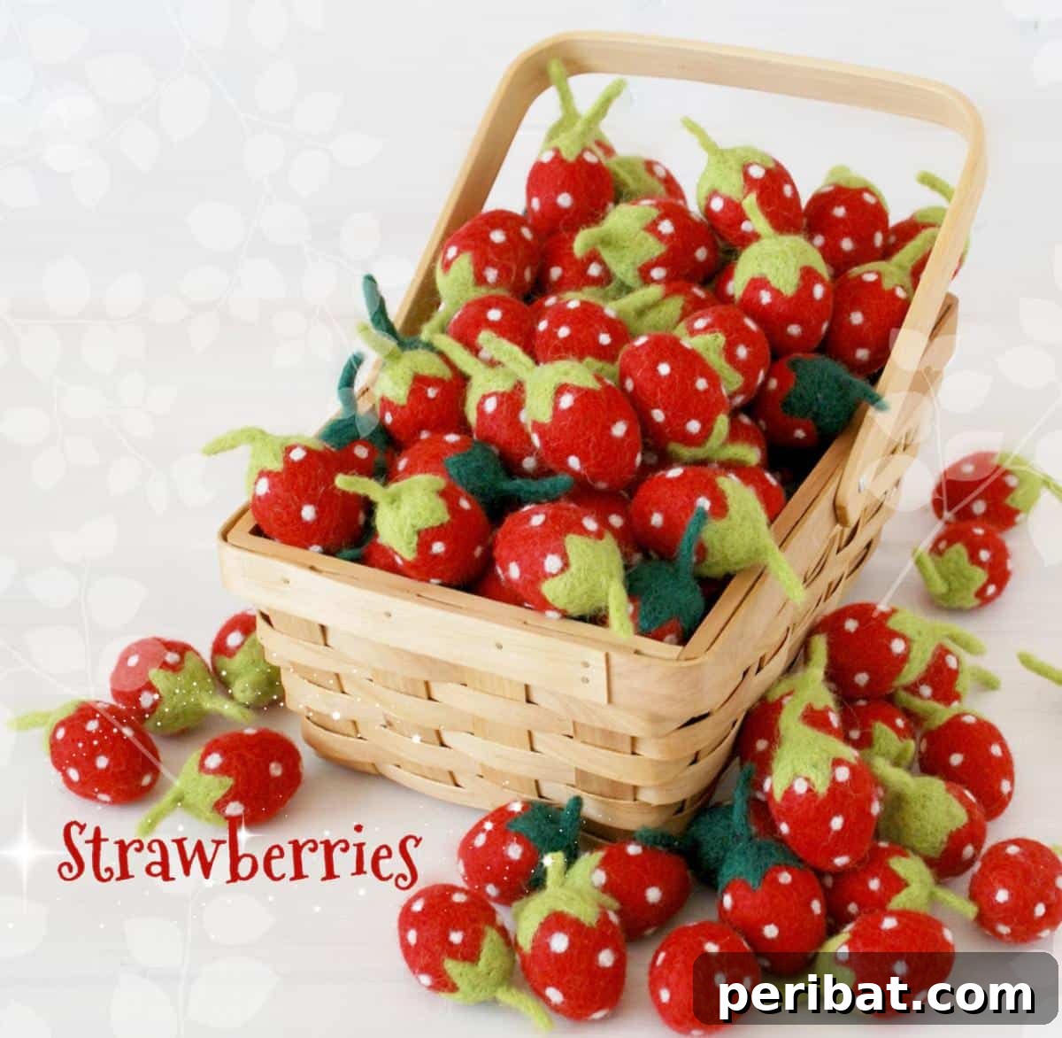 27 Sweet & Creative Strawberry Crafts 27 Wool Felt Strawberries