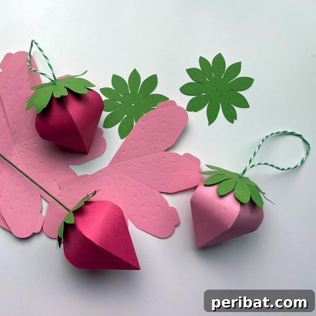 27 Sweet & Creative Strawberry Crafts 29 Strawberry SVG Template for Cutting Machines
