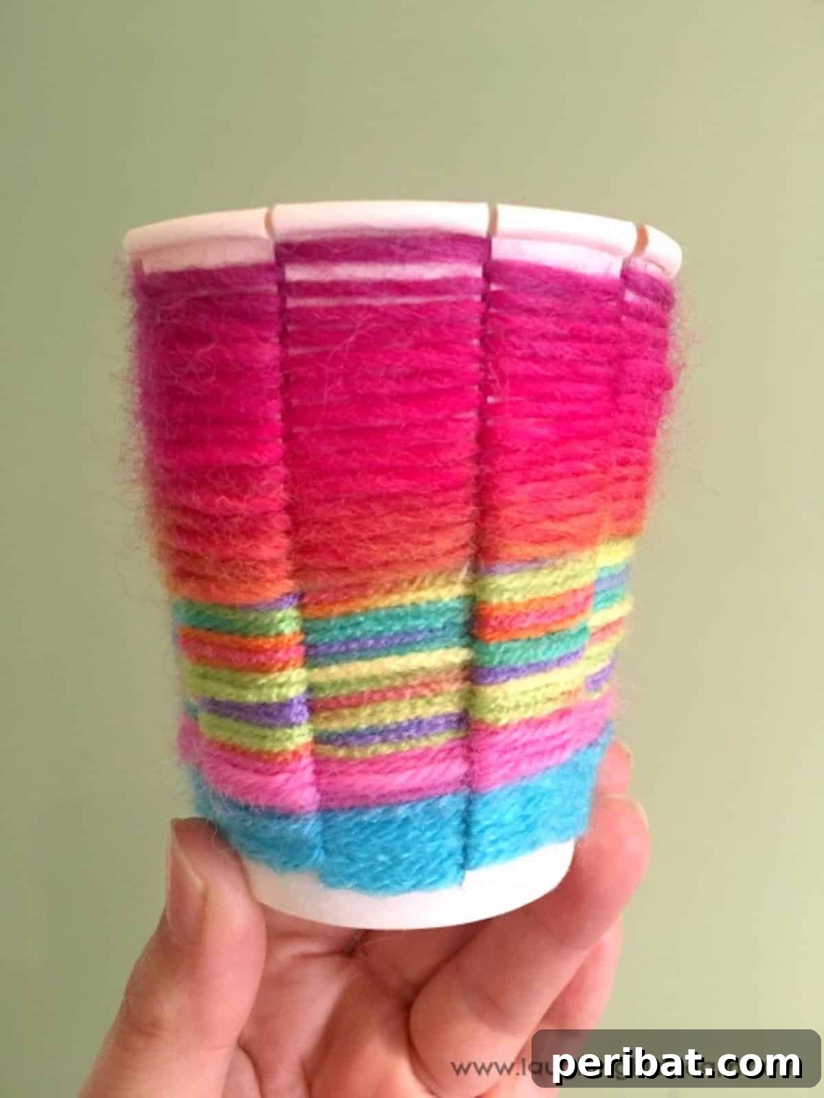 Paper Cup Weaving Craft for Kids