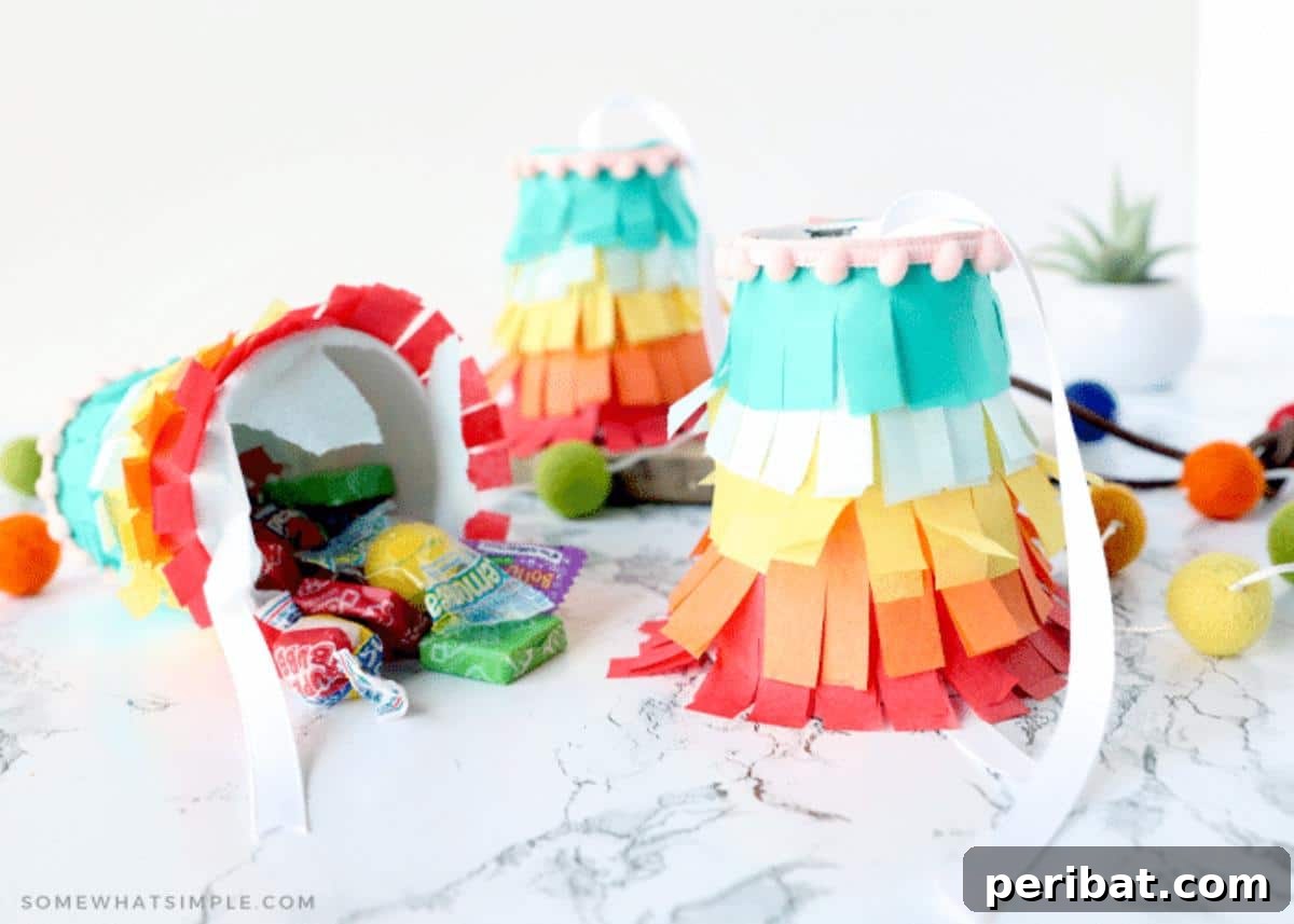 Homemade Mini Piñatas