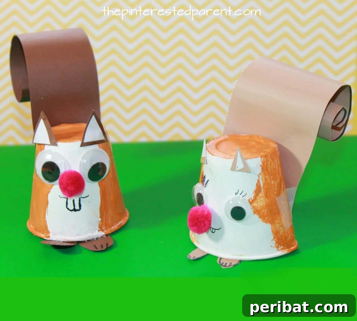Dixie Cup Squirrel Craft