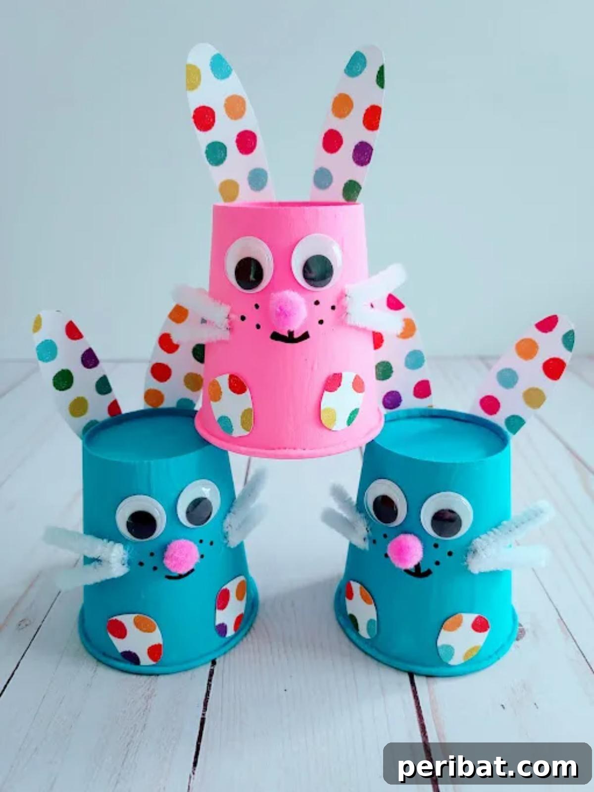 Paper Cup Bunny Craft