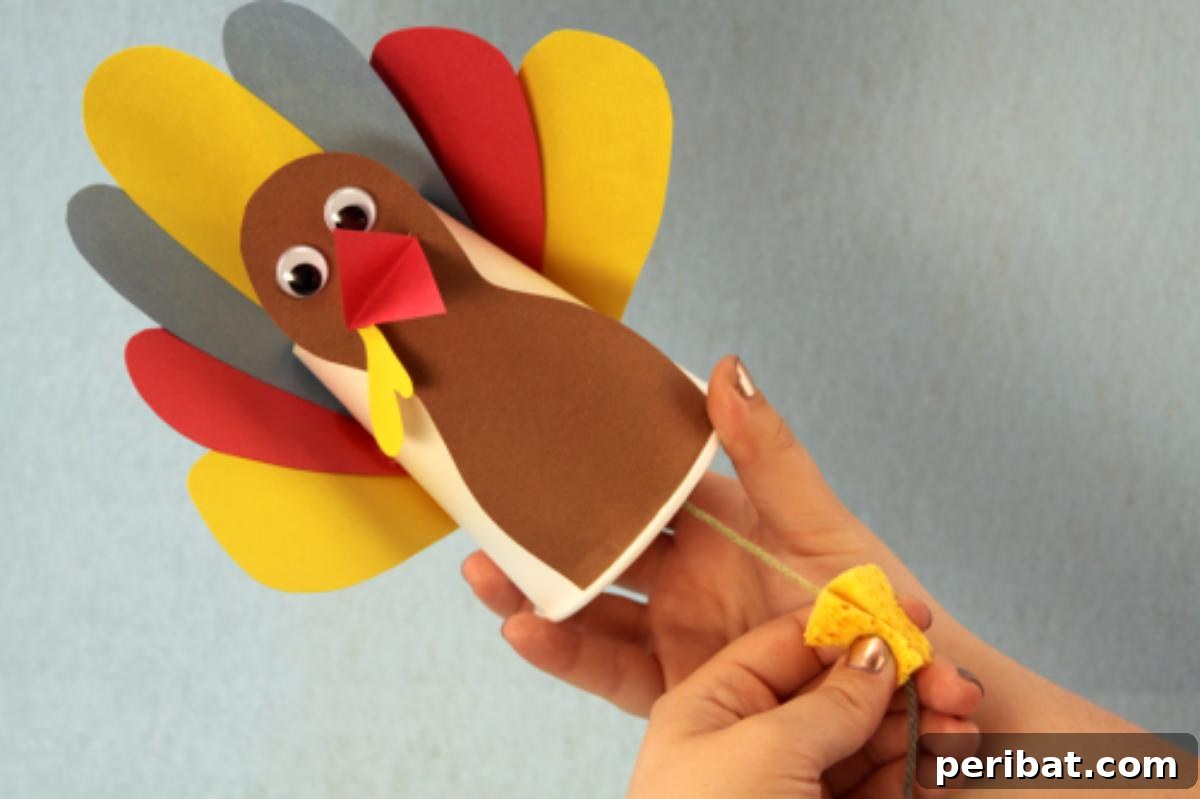 Paper Cup Squawking Turkey