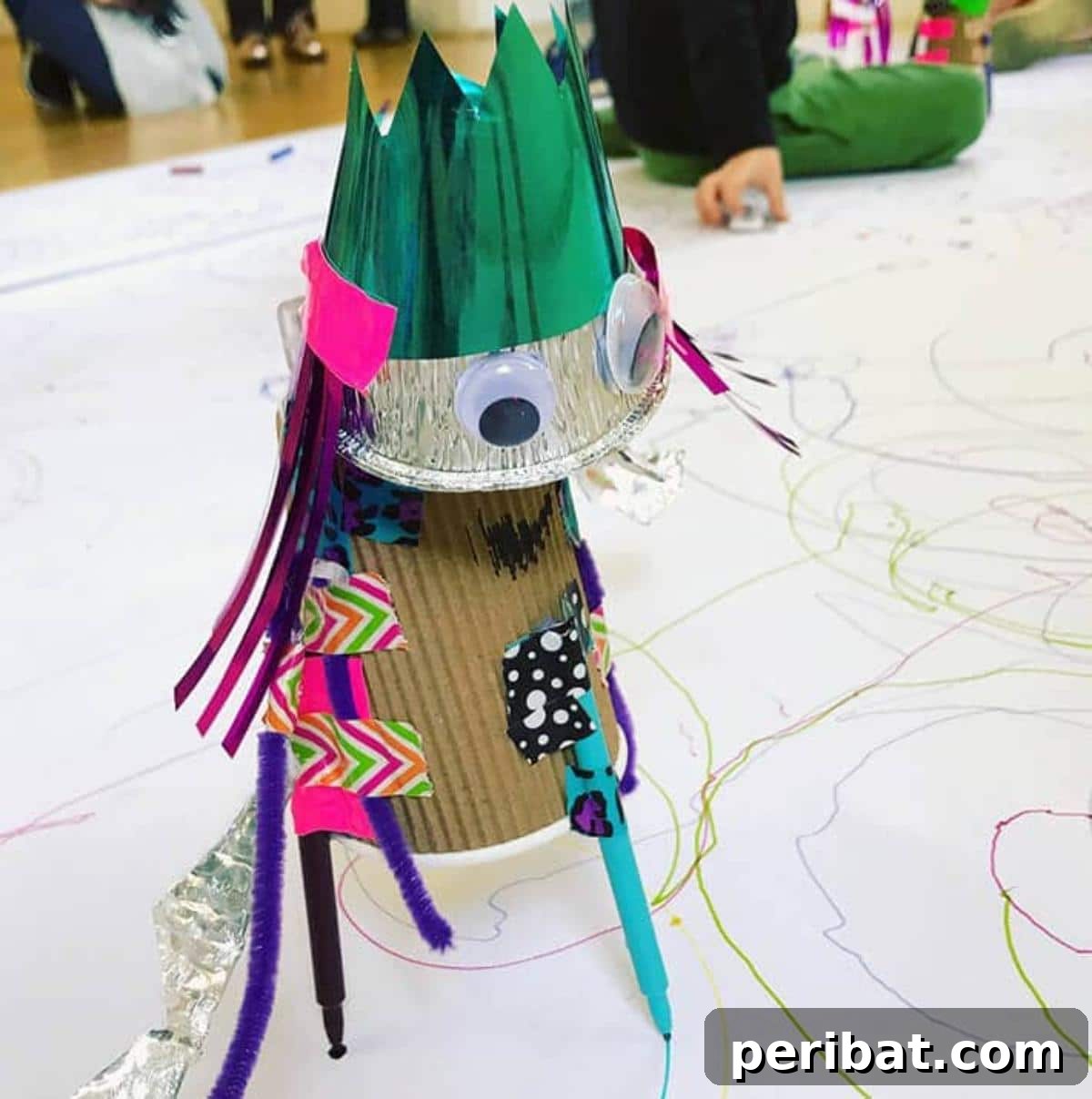 Art Bot That Really Draws Using Paper Cups