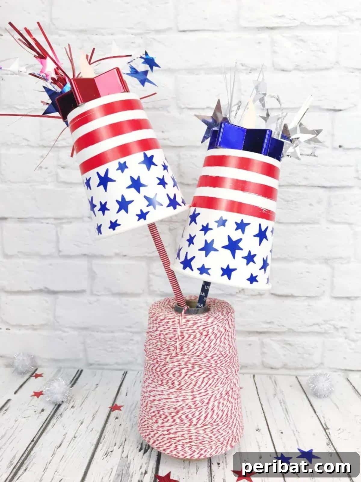Patriotic Flameless Torches