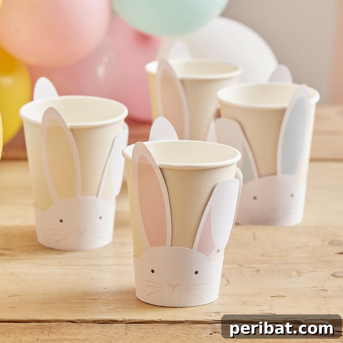 Easter Bunny Paper Cups
