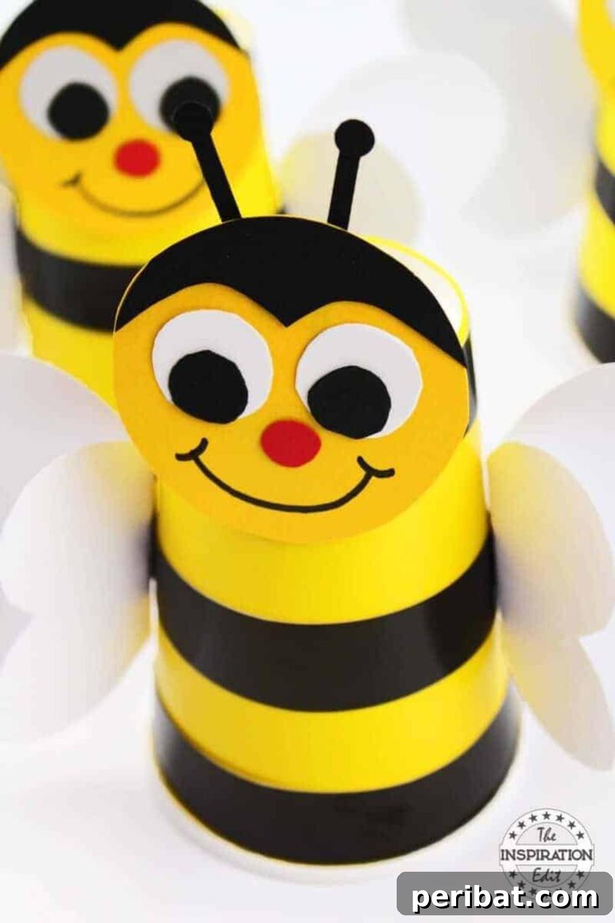 Paper Cup Preschool Bumble Bee Craft