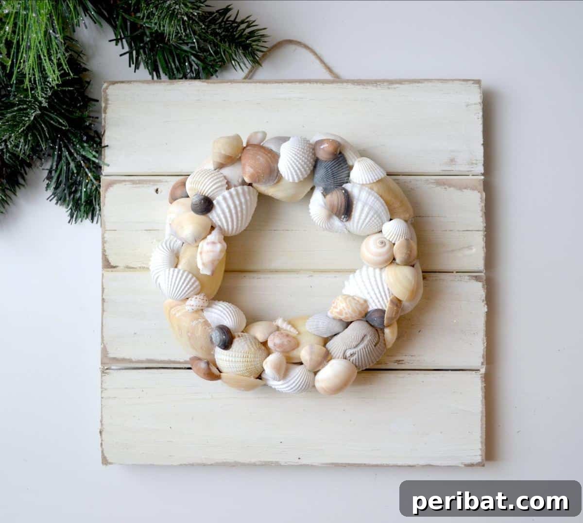 Coastal Seashell Wreath