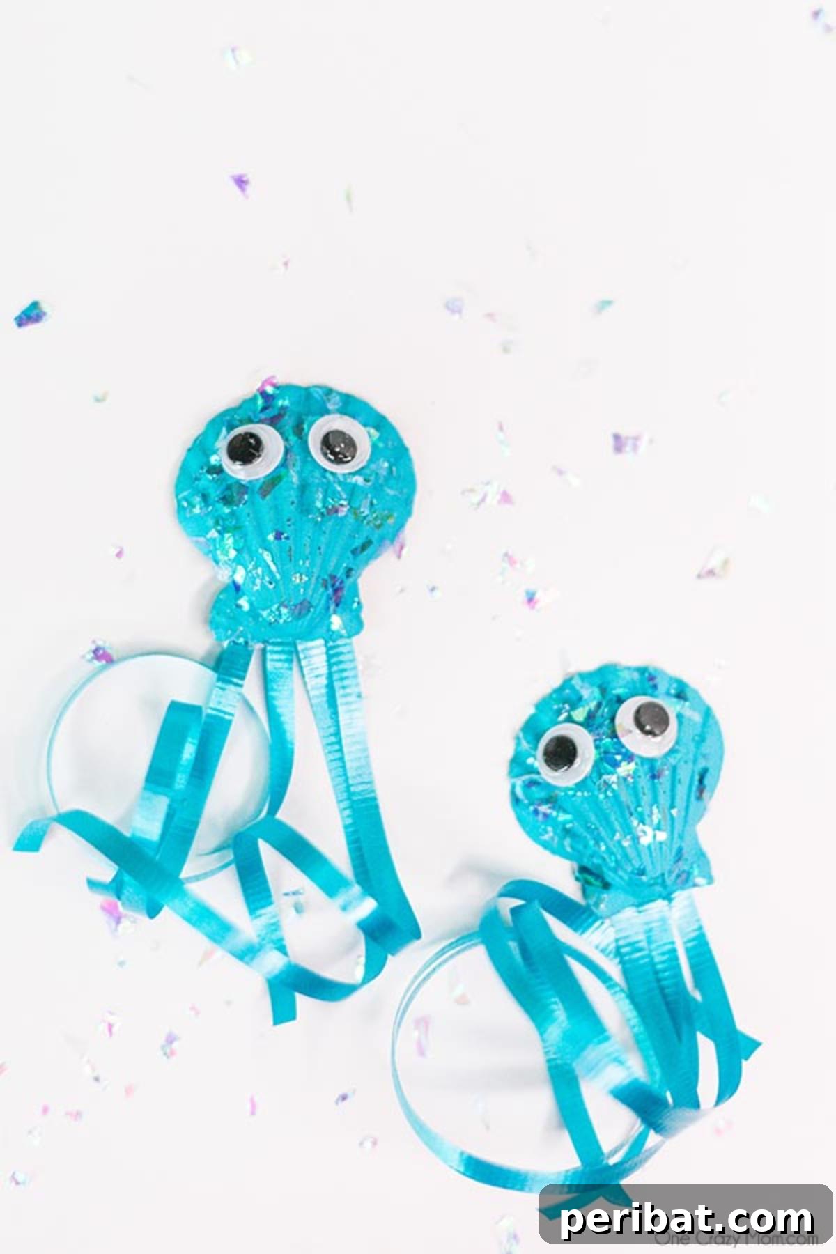DIY Jellyfish Seashell Craft