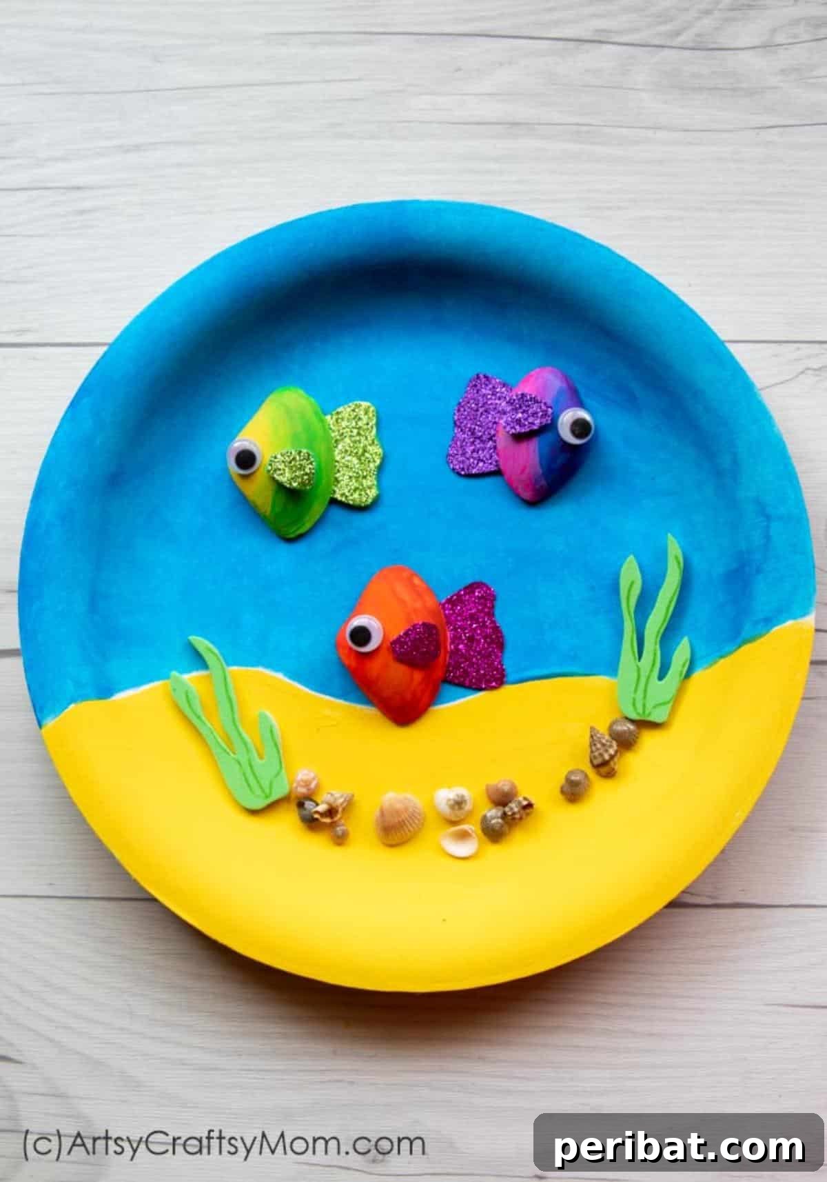 Sea Shell Fish in an Aquarium Craft