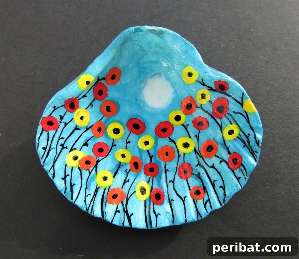 Hand-Painted Seashell Personalized Sympathy Gift